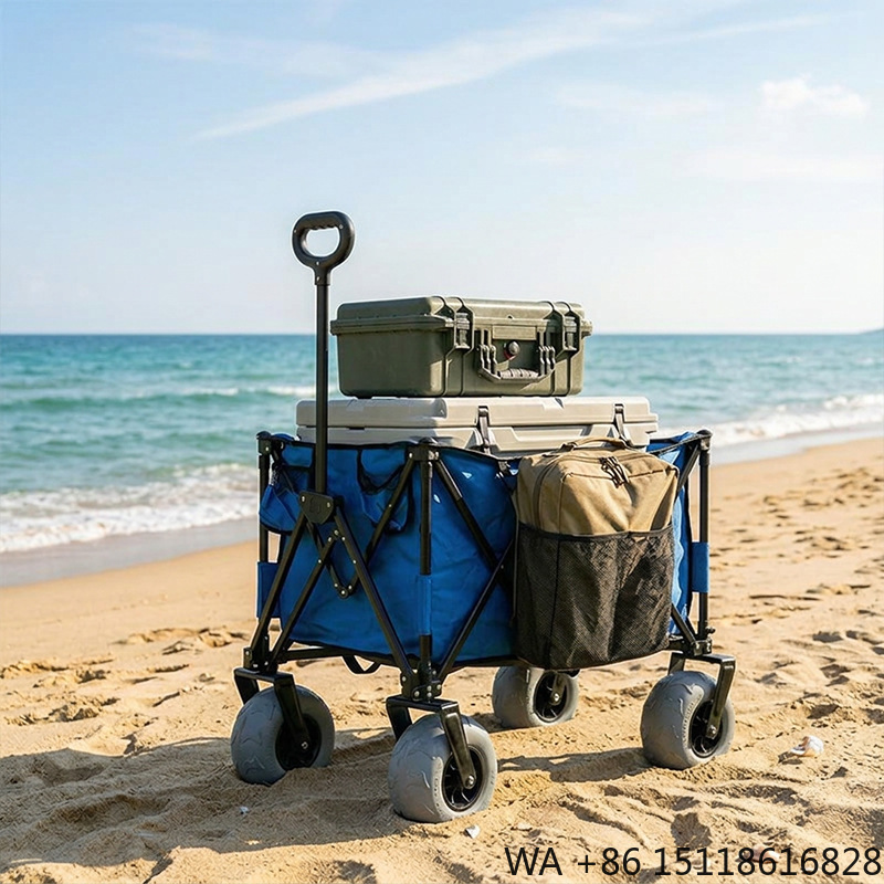 折りたたみ式メタルビーチワゴン、クイックリリーススイベルバル - Outdoor Furniture Metal のレビューと価格